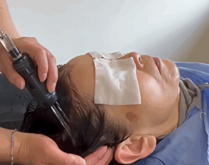 カット＆頭皮洗浄の施術イメージ